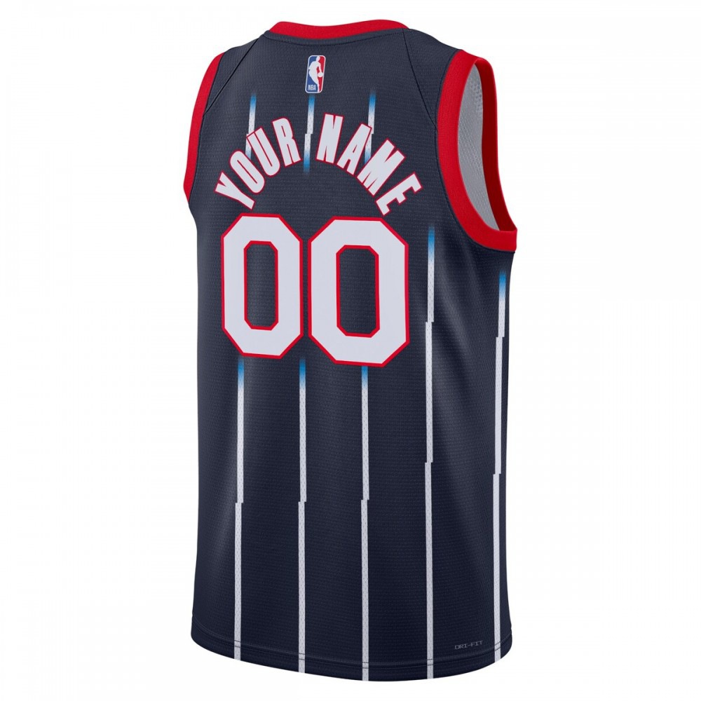 Houston Rockets Unisex 2022/23 Swingman Custom Jersey - City Edition - Navy-Pro Kit Vault | Brand New 26/27 Sports Jerseys